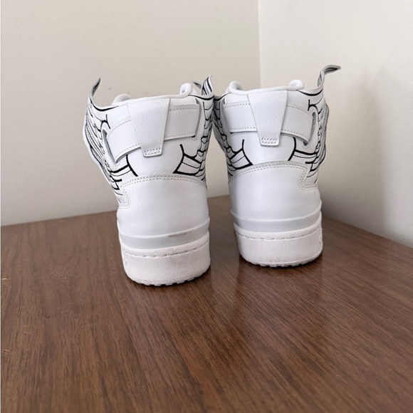 Adidas Jeremy Scott Wings 4.0 White High-Tops with Wings size 9 Mens - Picture 4 of 8